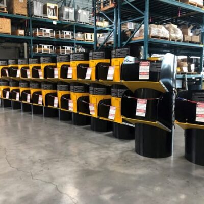 Black Superchute door sections ready to ship.